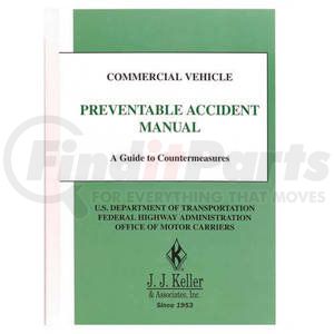 2044 by JJ KELLER - Commercial Vehicle Preventable Accident Manual - Softbound, 92 Pages, 3rd Edition