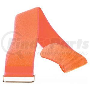 27072 by JJ KELLER - 2in x 18in Orange Nylon Hook-and-Loop Straps for 3in Max Couplers