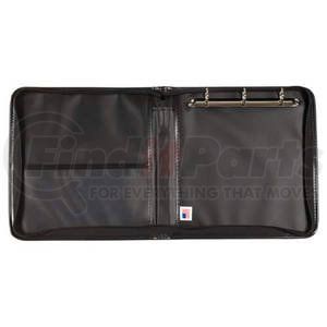 4179 by JJ KELLER - Vinyl Loose-Leaf Log Holder - Black - Stock