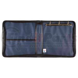 4181 by JJ KELLER - Blue Vinyl Loose Leaf Log Holder with Smooth Lining for Mid-Size Logs