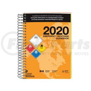 58254 by JJ KELLER - 2020 Emergency Response Guidebook (ERG), 2020 Pocket Size, Spiral Bound (English)