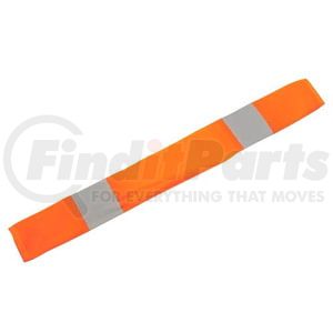 59778 by JJ KELLER - Seat Belt Cover - Hi-Vis Orange, 2 in. Level 2 Reflective Band, Hook-and-Loop