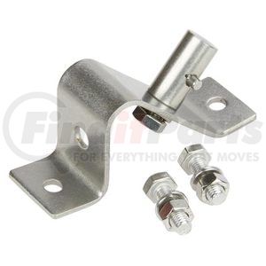 60497 by JJ KELLER - Heavy-Duty Warning Flag Mesh Vinyl Kit Replacement Stainless Steel Bracket