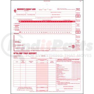 9048 by JJ KELLER - 3-In-1 Driver's Daily Log, 2-Ply, Carbonless, Book Format - Stock - Stock Log