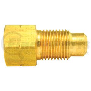 BLF-31B by AGS COMPANY - Brass Adapter, Female(3/8-24 Inverted), Male(M10x1.0 Bubble), 1/bag