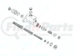 02-001-122 by MICO - Master Cylinder Overhaul Kit - Brake Fluid Type