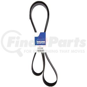 Dynacraft D84-1000-6122490 V-Belts BELT-POLY 12 RIBS X 2490