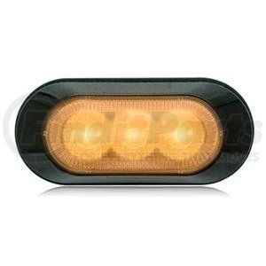 M20383YCL by MAXXIMA - AMBER ULTRA 0.8" THIN PROFILE 3 LED WARNING LIGHT