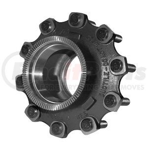 23431--3T by WEBB - Hub - 10 Stud, with 11.25 (285.75mm) Dia. Bolt Circle, Outboard Drum - (M22 x 1.5) Serrated Stud, Steel (Dual) Disc Wheel