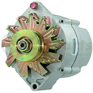 20169 by DELCO REMY - Alternator - Remanufactured, 55A, 12V, Clockwise Rotation, External Fan and Regulator