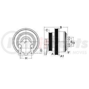 99A9526 by HORTON - DM Advantage Fan Clutch