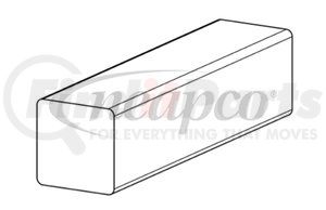 72-1000 by NEAPCO - Power Take Off Solid Shaft - Square (1 x 1 inch)
