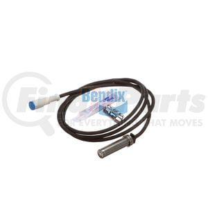 K181267 by BENDIX - WS-24 Wheel Speed Sensor - Service New, 66" Long, Straight, 2-Pin DIN barrel