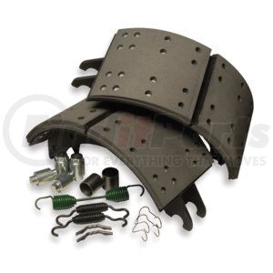 Meritor KSMA2124707QP Drum Brake Shoe and Lining Kit Drum Brake Shoe and Lining Kit, 16.50 in. Brake Diameter, 7.00 in. Brake