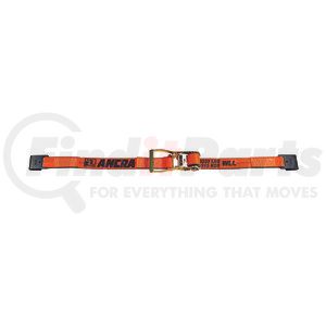 45982-90-30 by ANCRA - Ratchet Tie Down Strap - 2 in. x 360 in., Orange, with Flat Hooks & Long/Wide