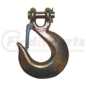 50019-20 by ANCRA - Clevis Hook - Grade 70 1/4 in., Steel, Slip Hook, with Safety Latch