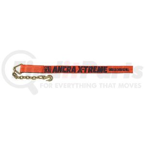 41660-93-30 by ANCRA - Winch Strap - 3 in. x 360 in., Polyester, with Chain Anchor