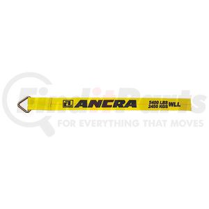 43795-11-30 by ANCRA - Winch Strap - 4 in. x 360 in., Polyester, with Delta Ring