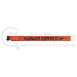43795-90-40 by ANCRA - Winch Strap - 4 in. x 480 in., Polyester, with Flat Hook