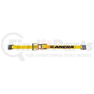 45982-10 by ANCRA - Ratchet Tie Down Strap - 2 in. X? 324 in., Polyester, with Flat Hooks & Long/Wide Handle