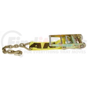 49347-34 by ANCRA - Winch Strap - 4 in. x 33 in., Fixed End Strap, Polyester, with Chain Anchor and Buckle