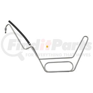 Edelmann 91846 Power Steering Return Line Hose Assembly 3/8" Male Inv. Flare x 3/8" I.D. Hose