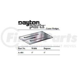 A-404 by DAYTON PARTS - Alignment Camber Wedge