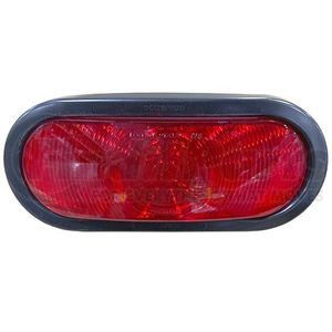 P54-6132 by OPTRONICS - Brake / Tail / Turn Signal Light, 6 Inch Oval Red LED