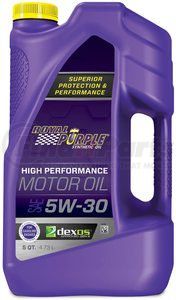 51530 by ROYAL PURPLE SYNTH OILS - Royal Purple 51530 High Performance Motor Oil 5W-30  (5QT)