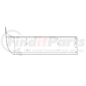 22-38825-000 by FREIGHTLINER - Sun Visor - Material