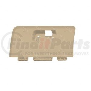 22-62720-000 by FREIGHTLINER - Glove Box Door - Thermoplastic Olefin, Parchment, 385.7 mm x 232.2 mm, 3 mm THK