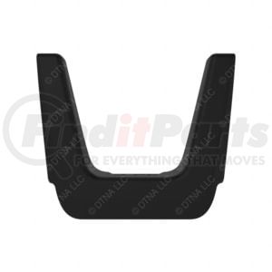 22-68952-001 by FREIGHTLINER - Truck Fairing Fuel Door Trim - Polycarbonate and Polyester, Low Gloss Black