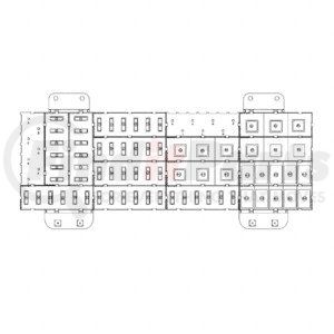 24-01163-000 by FREIGHTLINER - Fuse Box Label