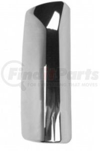 TR005-VLMCC-R by TORQUE PARTS - Door Mirror Cover - Passenger Side, Chrome, with Curved Back, for 2004-2017 Volvo VNL