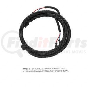 A66-12598-001 by FREIGHTLINER - Wiring Harness - Power Receptacle, Overlay, Tv, Fridge