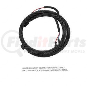 A66-12167-000 by FREIGHTLINER - Wiring Harness - Tels, Jumper, Overhead, 500K, Fpt