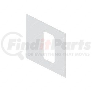 22-42020-001 by FREIGHTLINER - Panel Reinforcement - Right Side, Aluminum, 368.55 mm x 336.55 mm, 3.18 mm THK