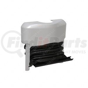 A18-51415-008 by FREIGHTLINER - Steering Column Cover - ABS/PC, Shadow Gray, 3.5 mm THK - Upper