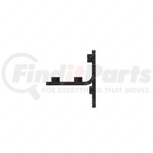 A06-79576-000 by FREIGHTLINER - Receptacle Bracket - Steel, Black, 0.25 in. THK