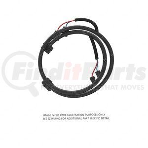 A06-85697-000 by FREIGHTLINER - Remote Vehicle Starter Wiring Harness - Polyethylene, 381 mm Cable Length