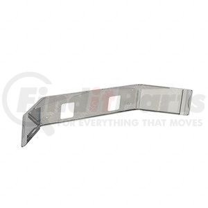 A21-28694-007 by FREIGHTLINER - Bumper - 14 in., Steel, Chrome, Straight Frame