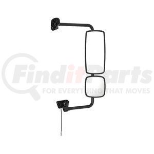 A22-74244-007 by FREIGHTLINER - Door Mirror - Assembly, Rearview, Outer, Bright, Heated, Remote, Rh