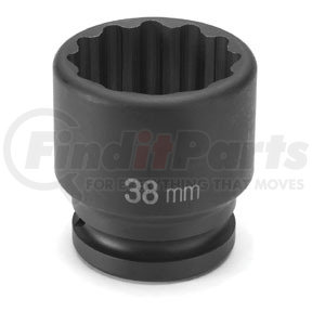 3136M by GREY PNEUMATIC - 3/4" Drive x 36mm 12 Point Standard Impact Socket