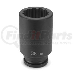 3140MD by GREY PNEUMATIC - 12 Point Impact Socket with 3/4'' Drive and 40mm Deep