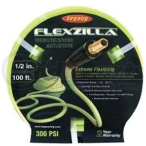 HFZ12100YW3 by LEGACY MFG. CO. - 1/2" X 100' Flexzilla® ZillaGreen™ Air Hose with 3/8" Ends