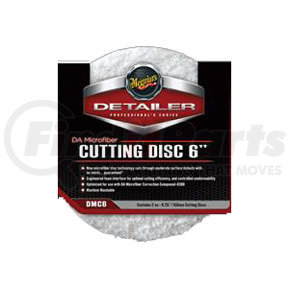 DMC6 by MEGUIAR'S - 6-inch Microfiber Cutting Disc, 2 Pack, for Use with DA Correction Compound