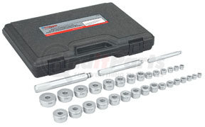 4410 by OTC TOOLS & EQUIPMENT - Suspension Bushing Installation Tool - 33 Pc, Metric & Standard, 10mm-42mm, 3/8 in.-1-3/8 in., Steel, Blow-Molded Case