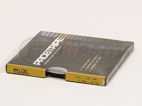 R41130 by PROSTRIPE - 3/16" x 150' Premium Dual Color Multistripes Silver Met/Black