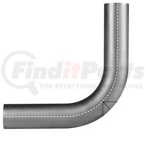 10785 by AP EXHAUST PRODUCTS - 90° Aluminized Elbow 5" Diameter OD-OD