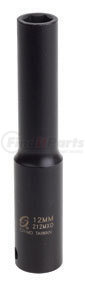 212MZXD by SUNEX TOOLS - 1/2" Drive, 12 Pt. Extra Deep Impact Socket, 12mm